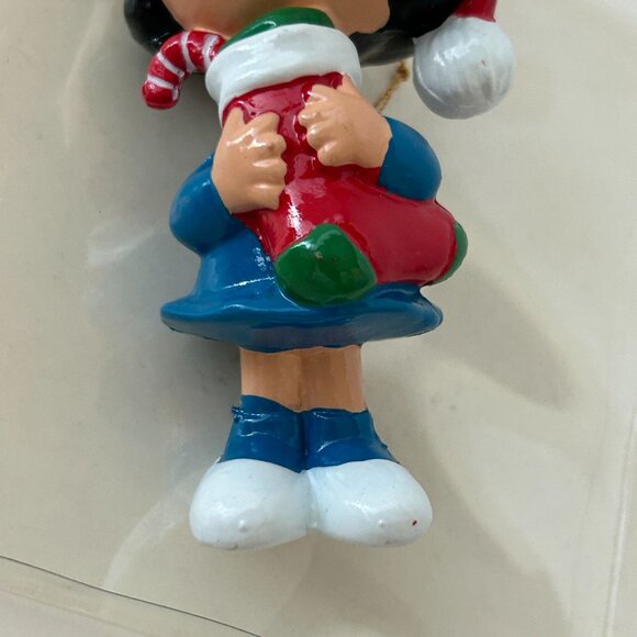 Lot o 2 Peanuts Kurt Adler Christmas Ornaments Lucy and Snoopy Woodstock w/ Box - Picture 15 of 16